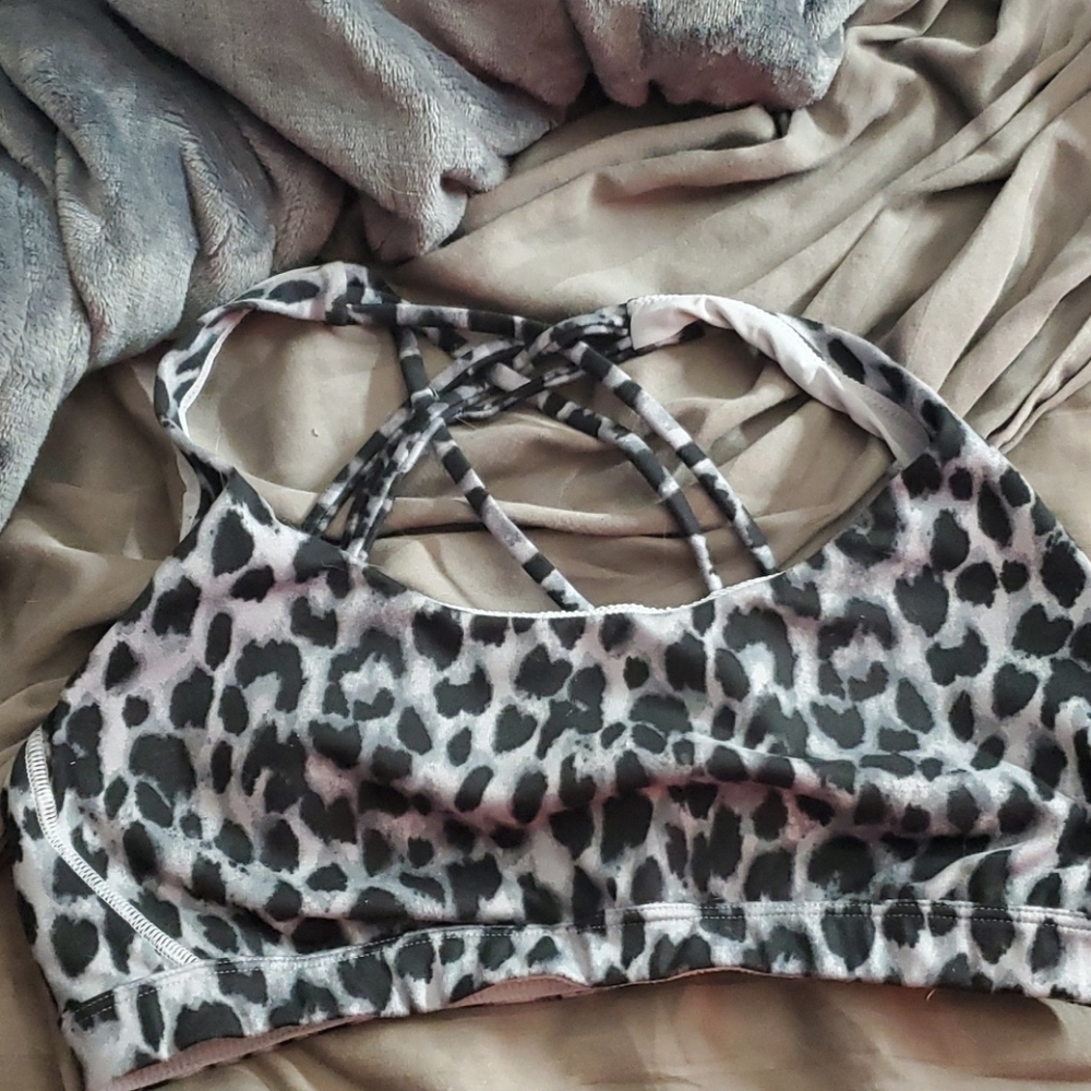 Pink Sports Bra
